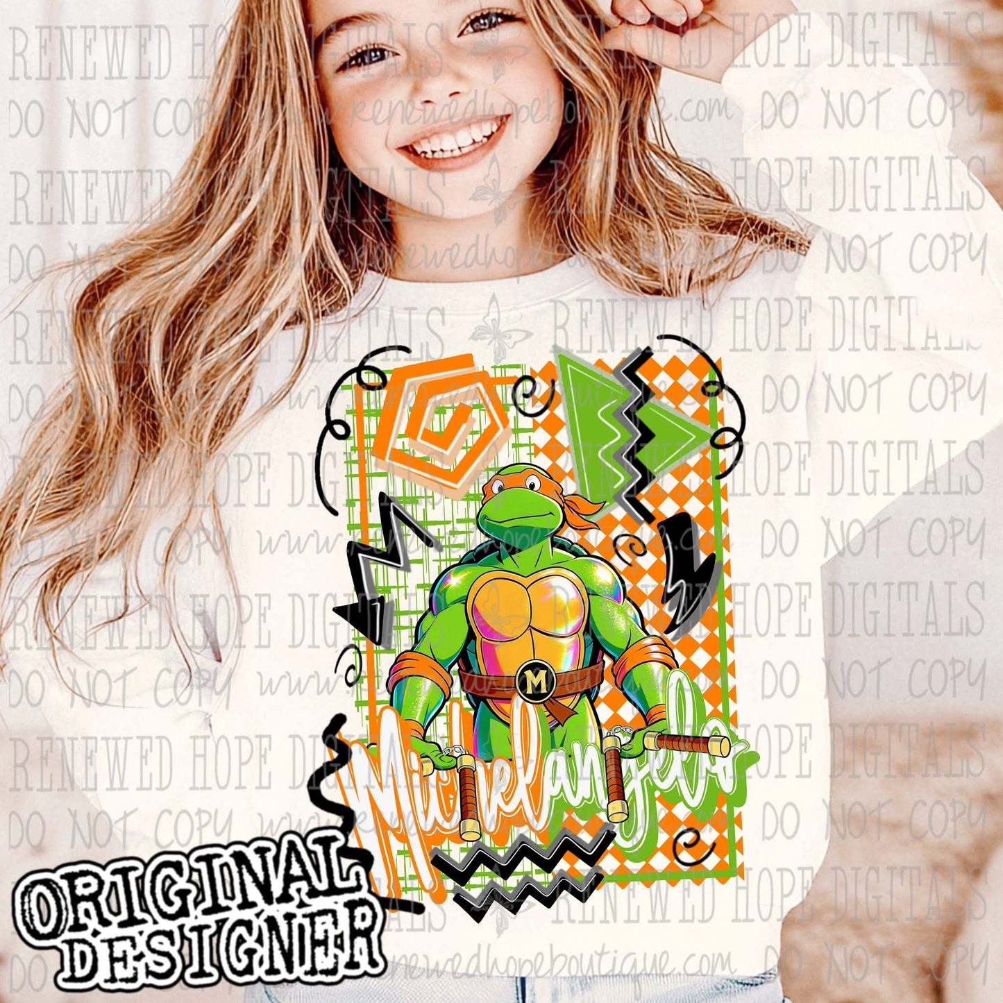 🟢🔶 RETRO MICHELANGELO 🔶🟢