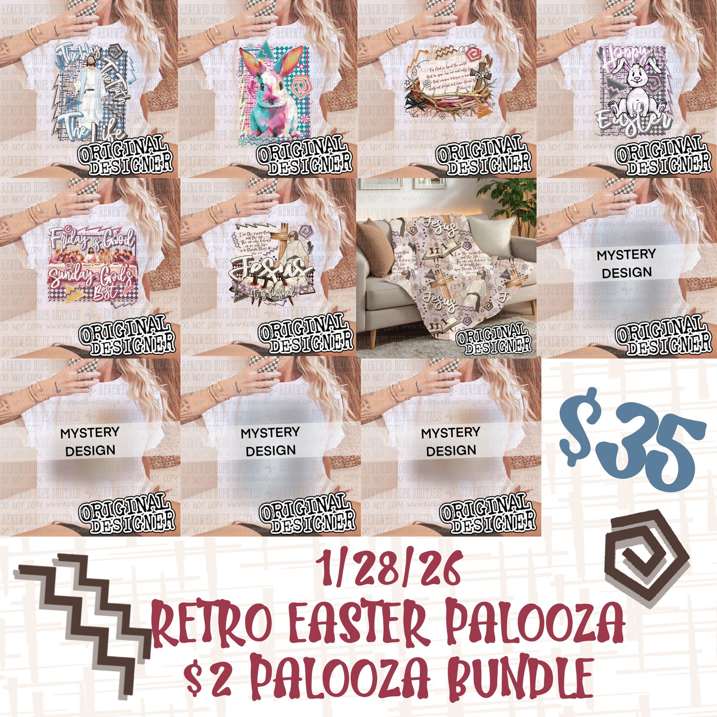 ✝️🐰 RETRO EASTER PALOOZA BUNDLE 🐰✝️
