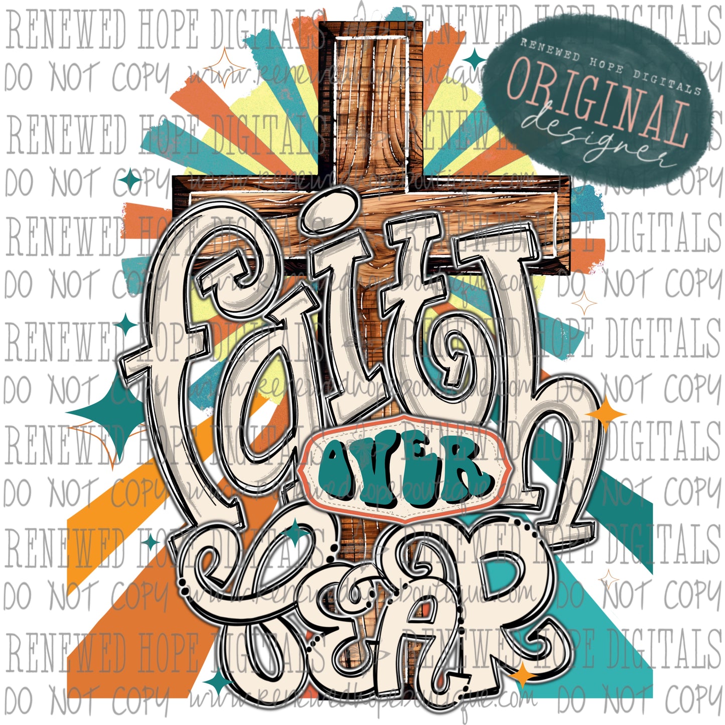 ✝️HOTP RETRO FAITH OVER FEAR✝️