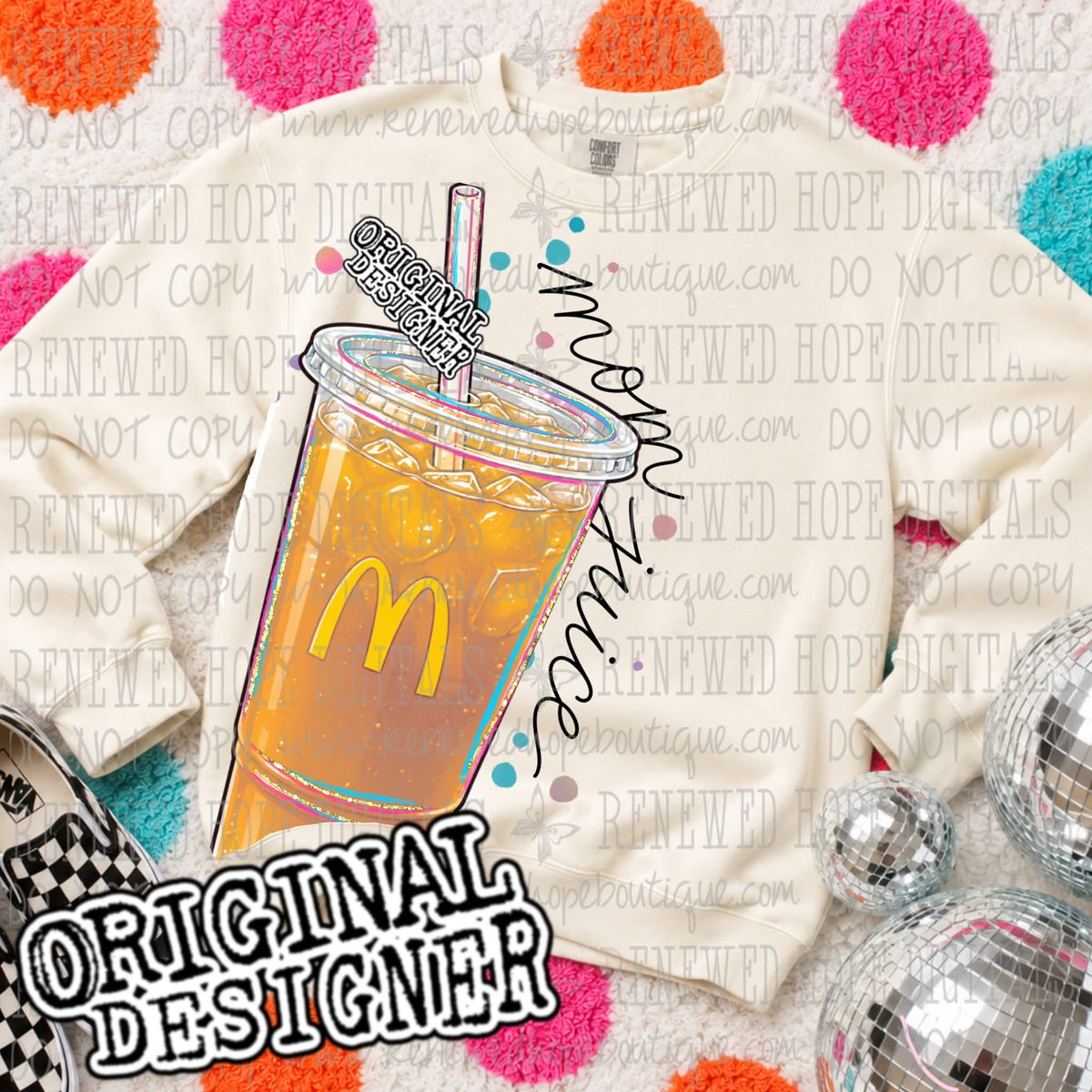 🥤🩷DELULU DRINKY DRINK MOM JUICE MD ICED COFFEE🥤🩷