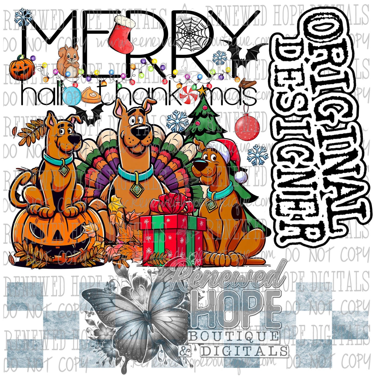 🐕SD HALLO-THANK-MAS🎃🍗🎄