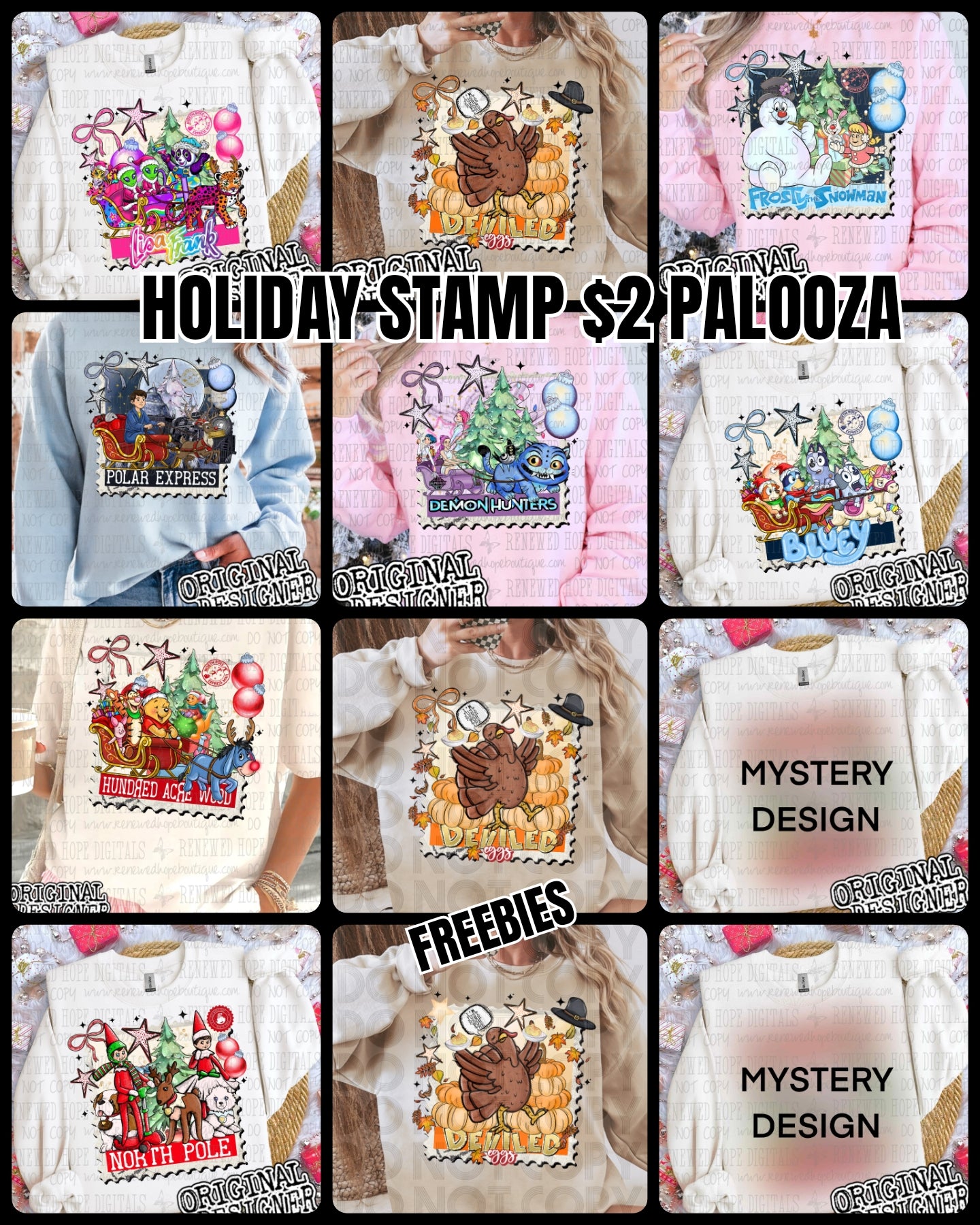 ✨️HOLIDAY STAMP $2 PALOOZA BUNDLE🎄
