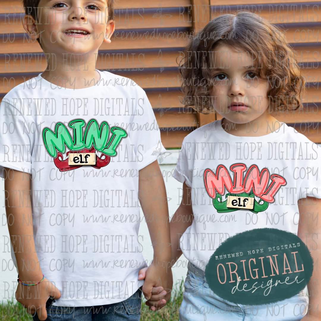 🎄 Mama/Mini Elf Set 🎄