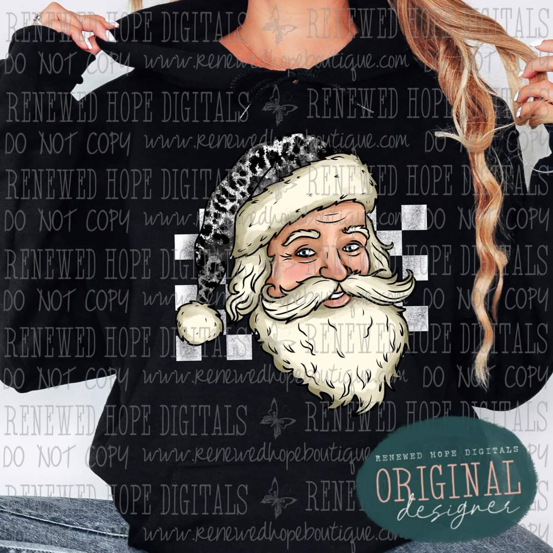 🎅 Santa Gray Animal Print 🎅