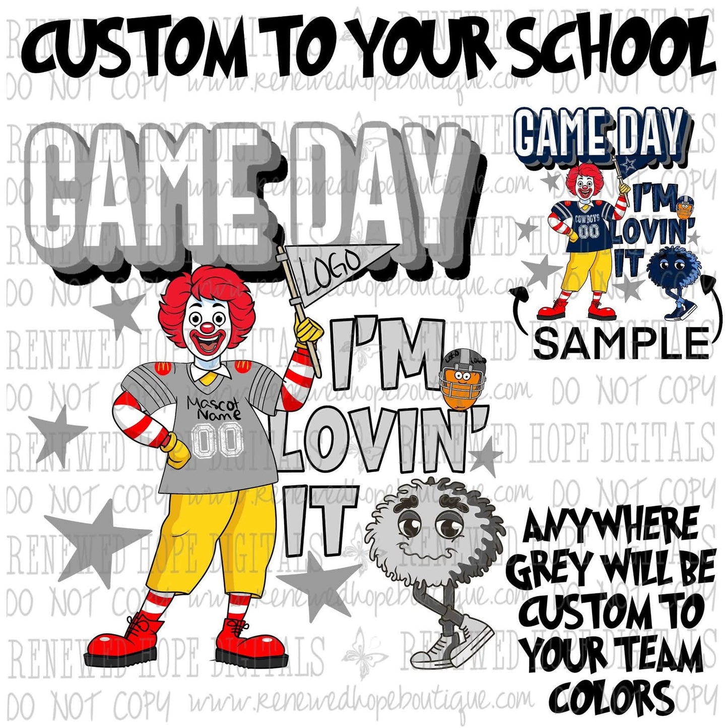 🍟I'M LOVING IT GAME DAY CUSTOM🍟