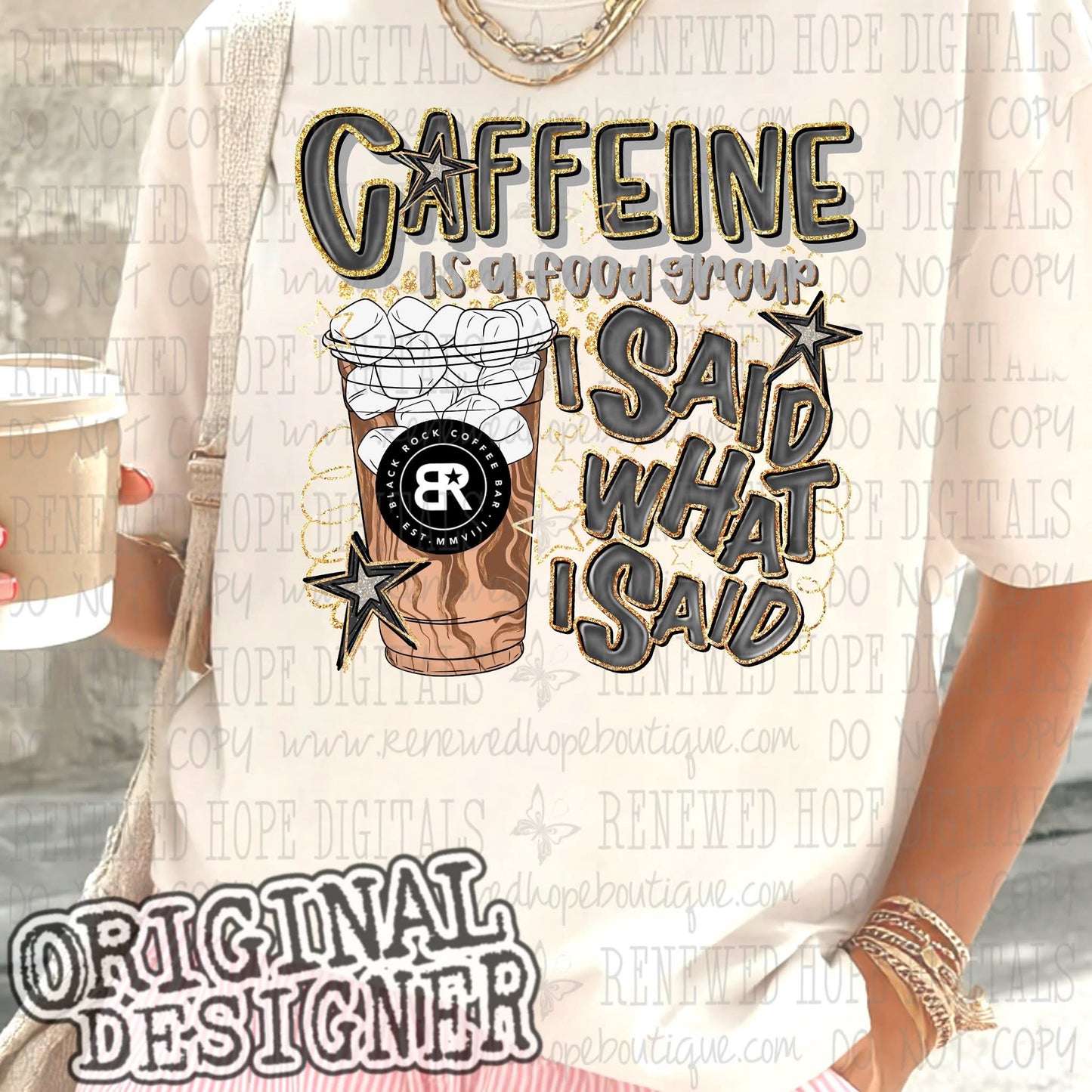 ✨️CAFFEINE IS A FOOD GROUP BR ICED✨️