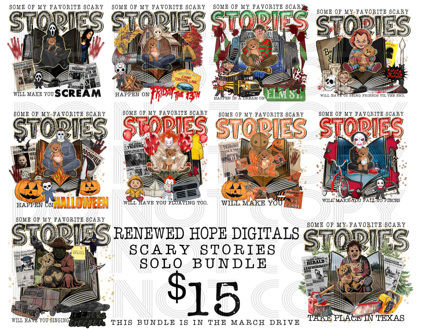 ✨SCARY STORIES SOLO BUNDLE✨