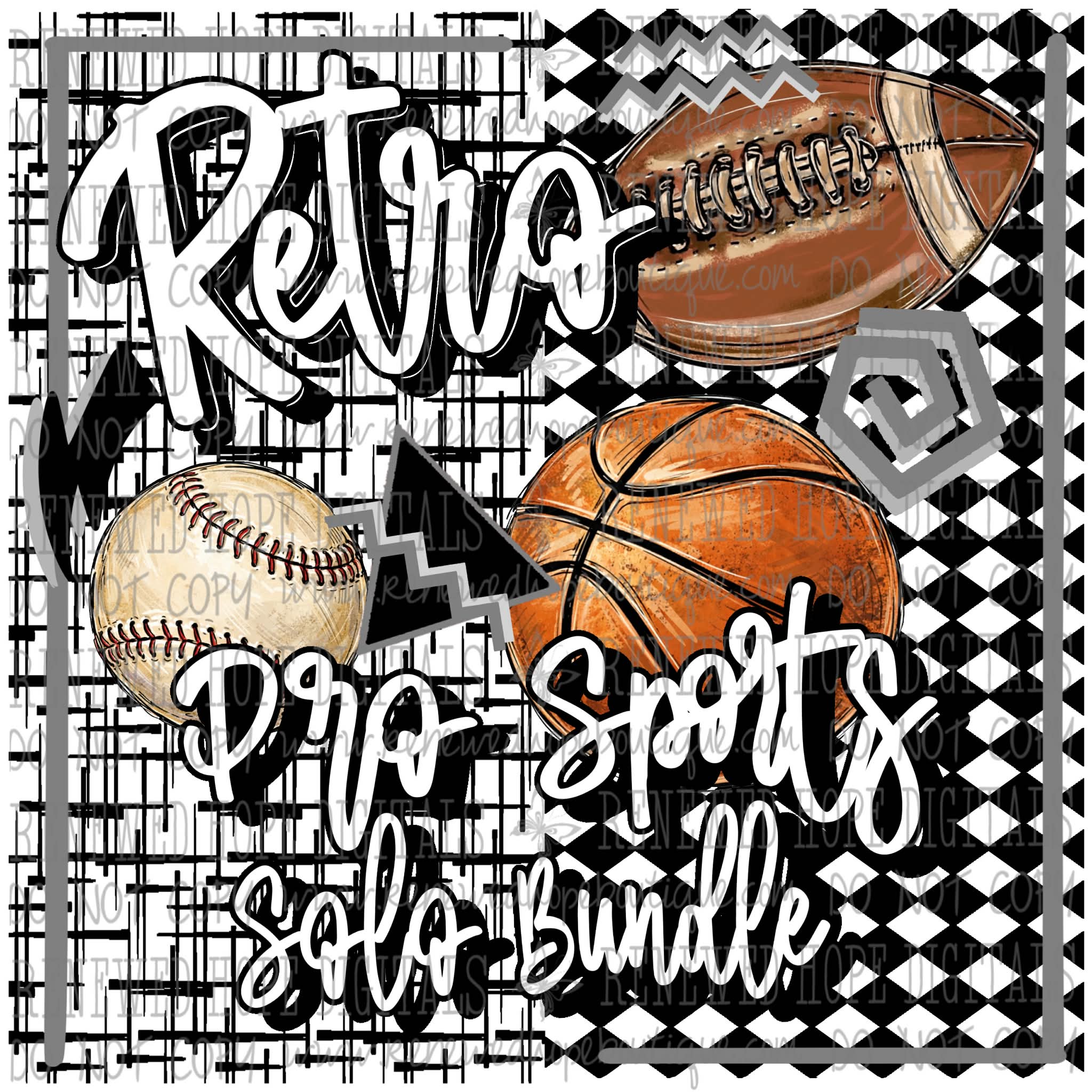 RETRO PRO SPORTS SOLO BUNDLE – Renewed Hope Boutique & Digitals
