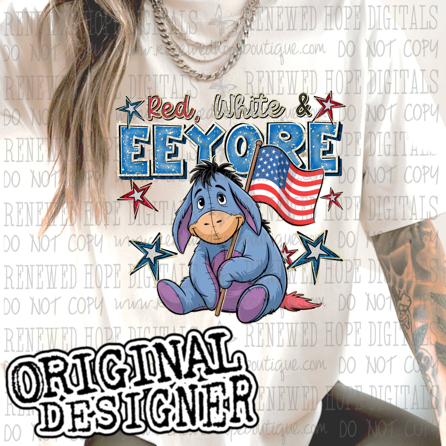 🇺🇲RED WHITE & EEYORE🇺🇲