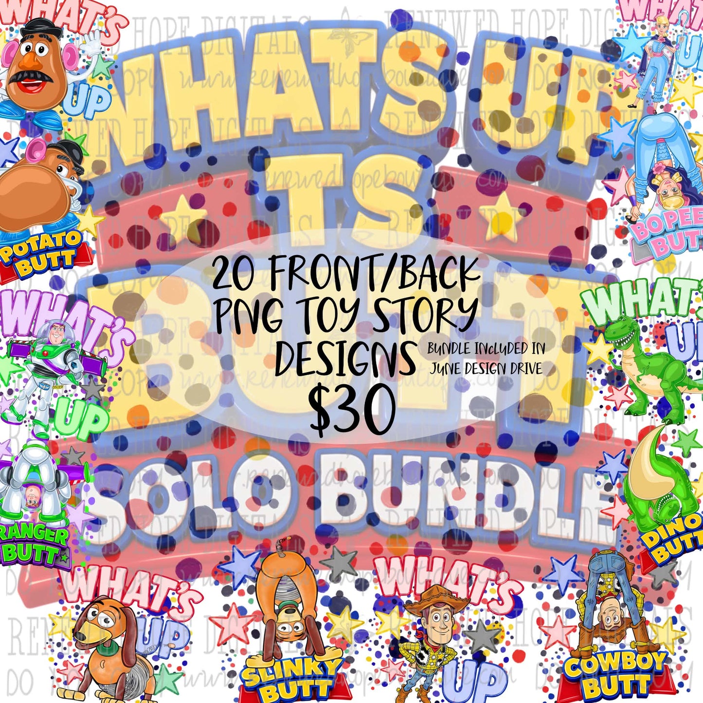 😂 WHAT’S UP TOY STORE-E BUTT SOLO BUNDLE🍑