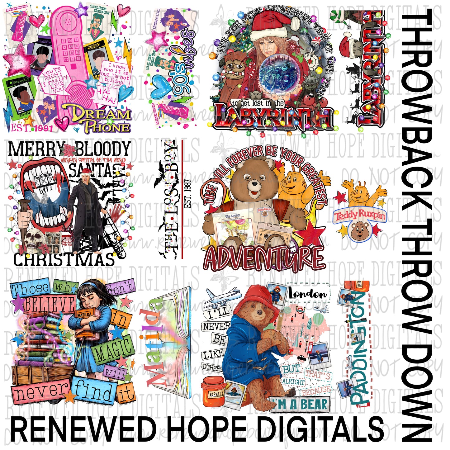 💙Throwback Throwdown RHD PART ONLY💙