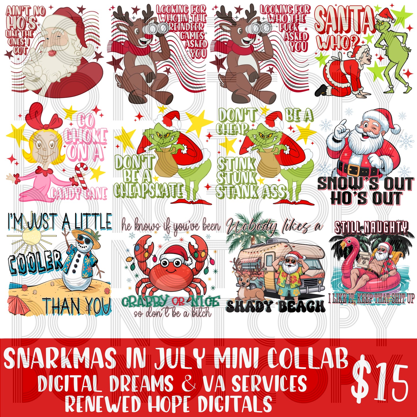 🧑🏼🎄SNARKMAS IN JULY MINI COLLAB W/DIGITAL DREAMS & VA SERVICES🤶🏼