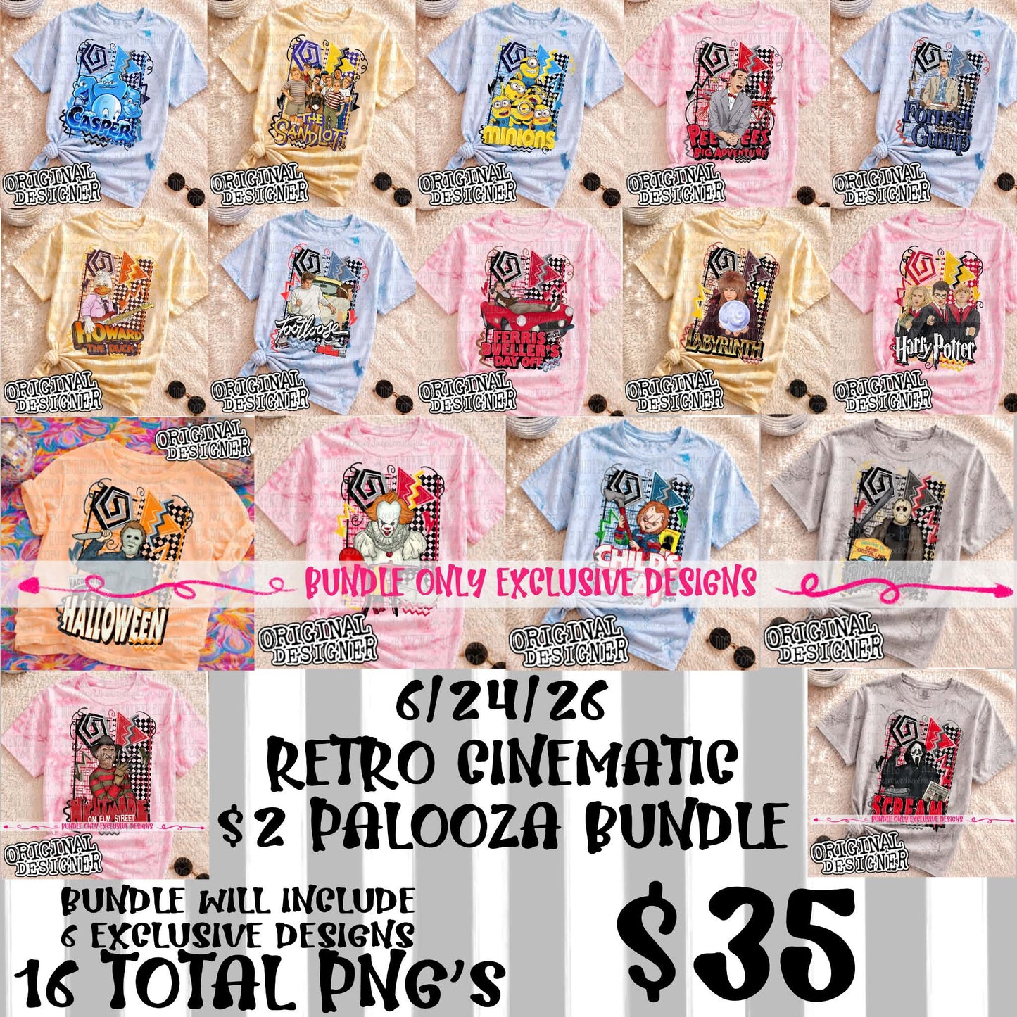 🍿🎥RETRO CINEMATIC $2 PALOOZA BUNDLE🎥🍿