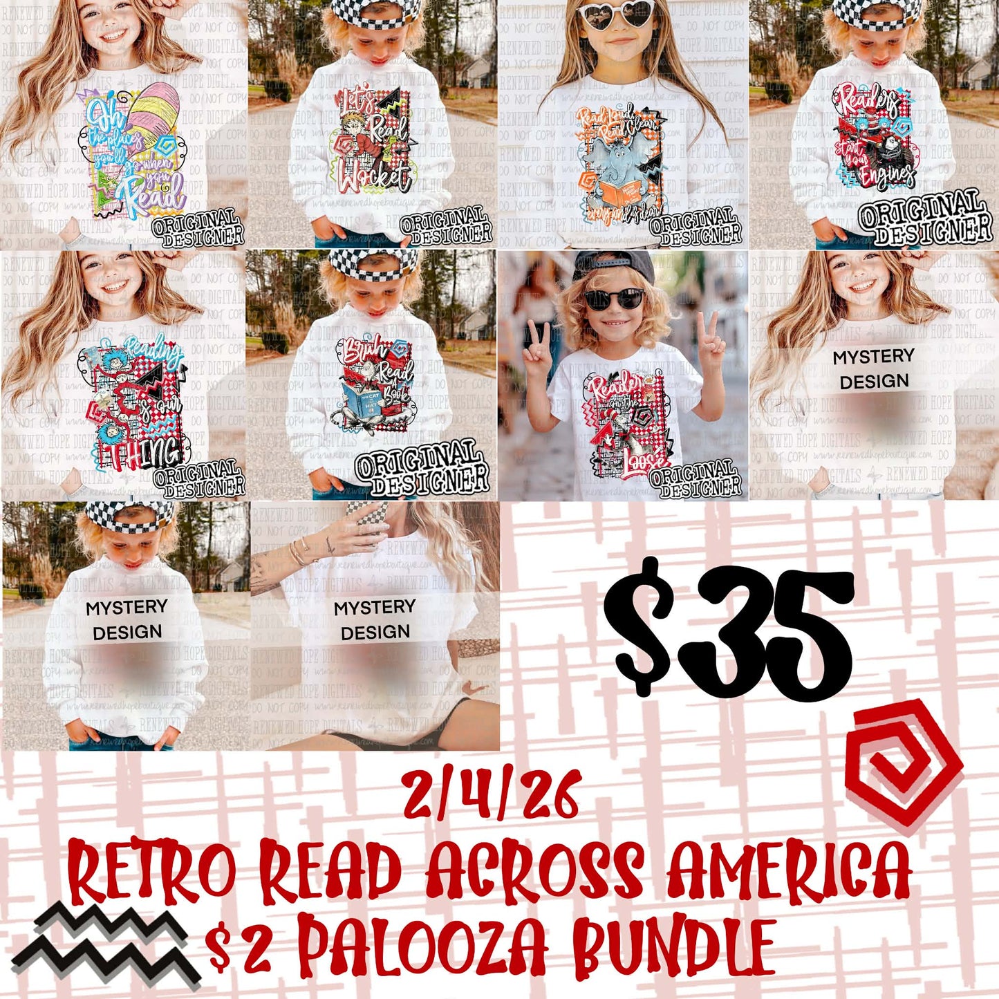 🇺🇸📕 RETRO READ ACROSS AMERICA PALOOZA BUNDLE🇺🇸📕