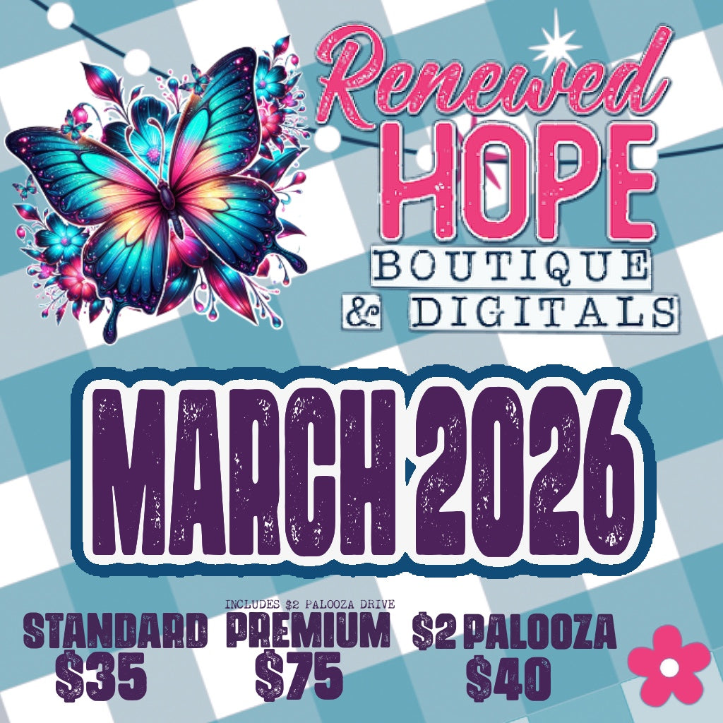 MARCH 2026 MONTHLY DRIVE DESIGN DRIVE/STANDARD/PREMIUM/ $2 PALOOZA DRIVE