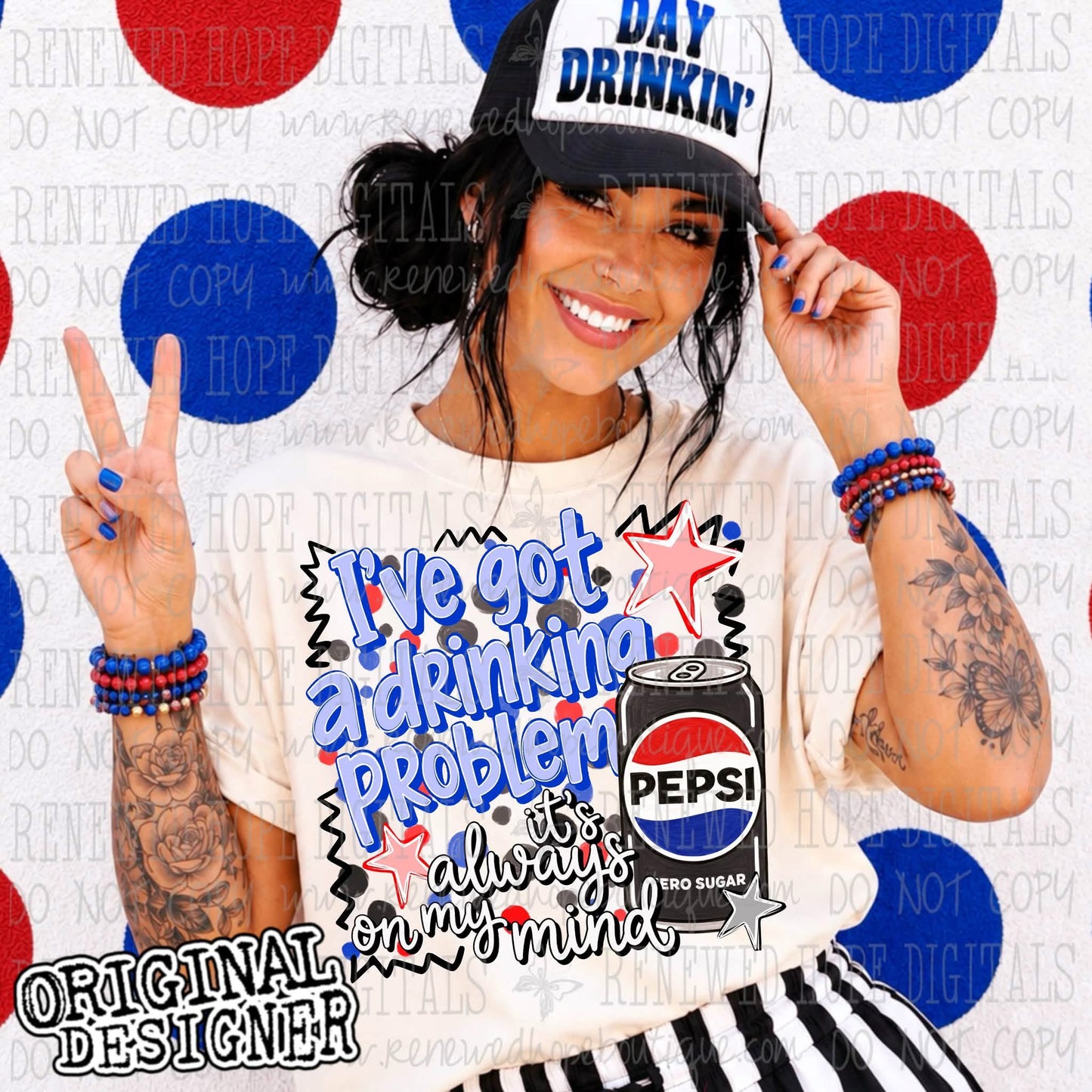 🥤I’VE GOT A DRINKING PROBLEM PEPSI ZERO SUGAR🥤