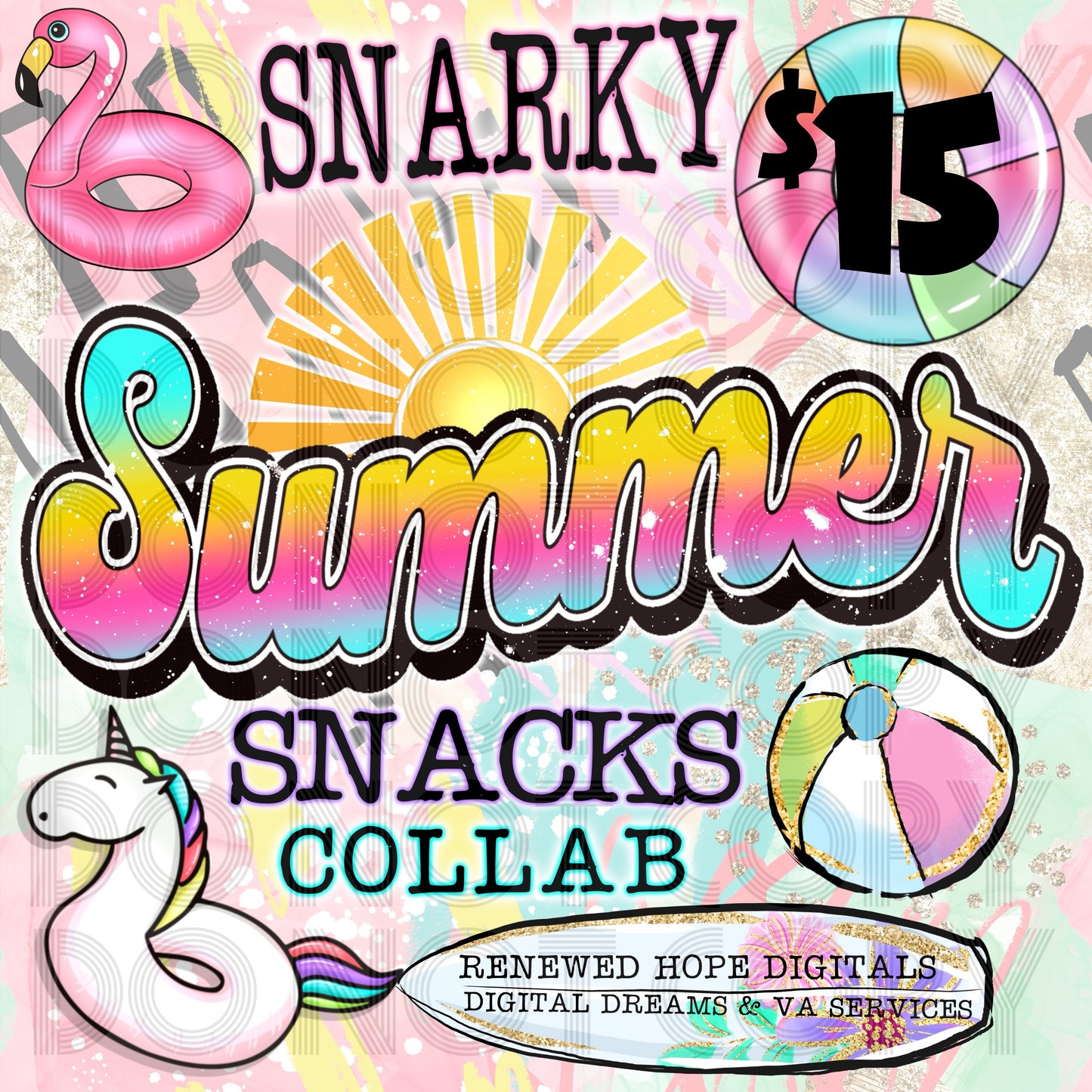 💦SNARKY SUMMER SNACKS COLLAB W/DIGITAL DREAMS AND VA SERVICES☀️