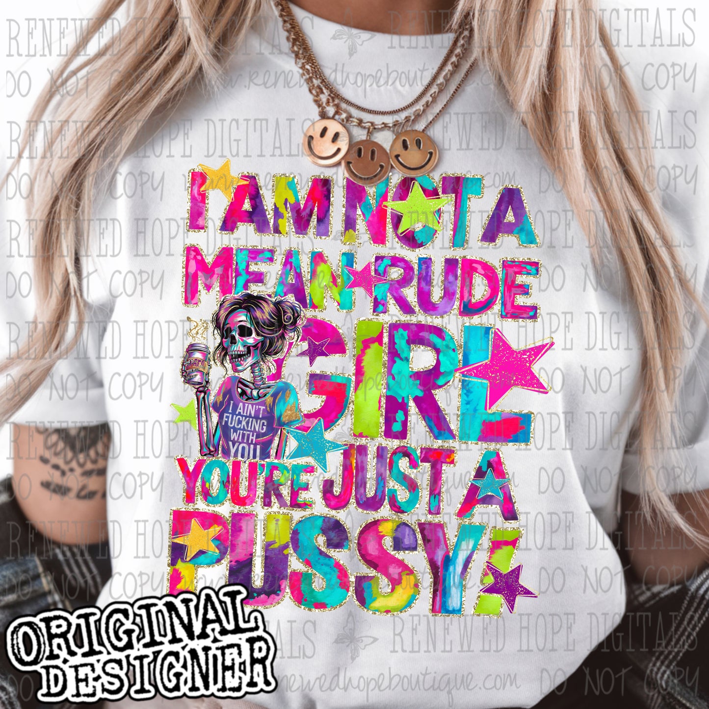 💀I AM NOT A MEAN RUDE GIRL🩷🩵💜💚