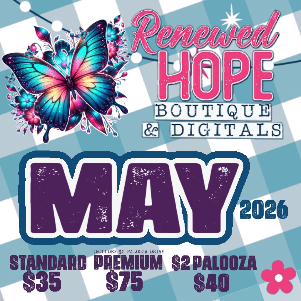 MAY 2026 MONTHLY DRIVE DESIGN DRIVE/STANDARD/PREMIUM/ $2 PALOOZA DRIVE