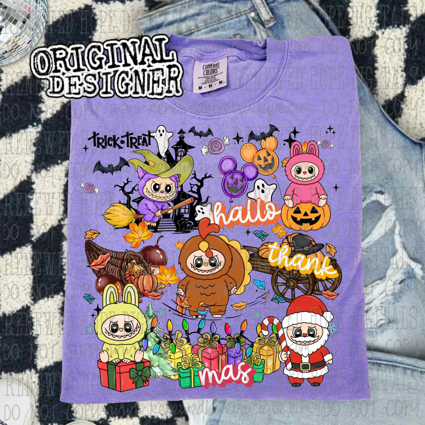 ✨️LABUBU HALLO-THANK-MAS🎃🦃🎄