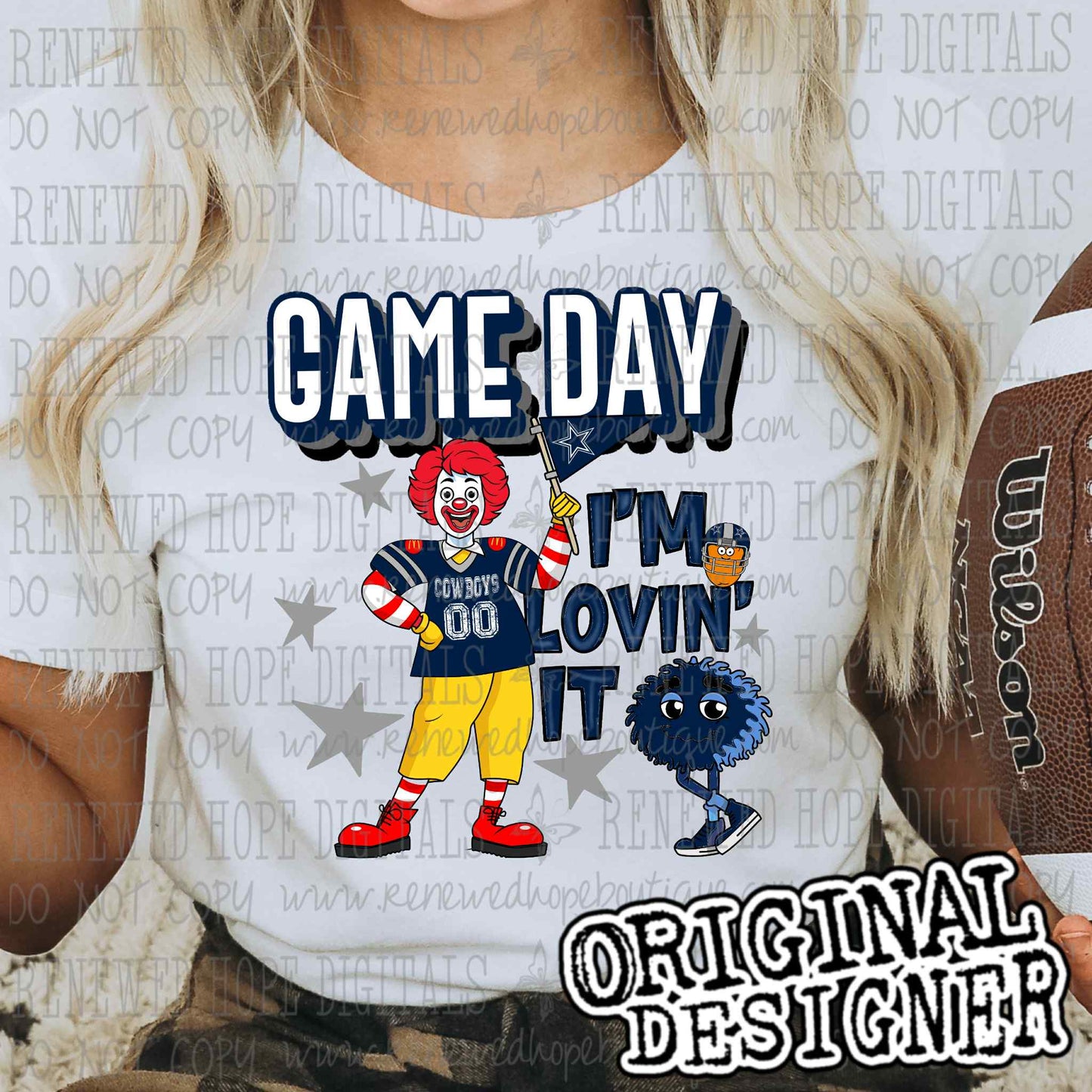 🍟GAME DAY I'M LOVIN' IT💙🩶