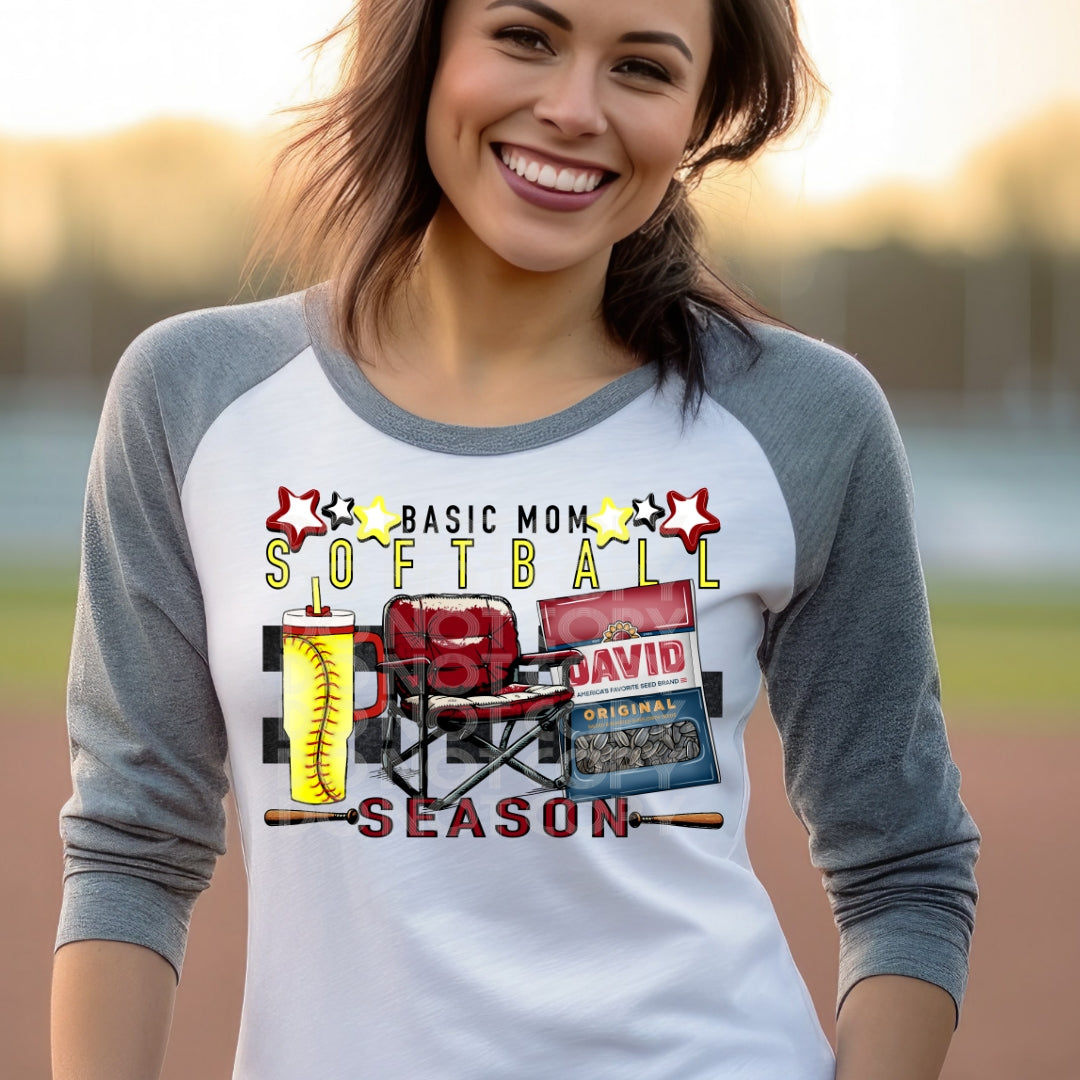 🥎 Basic Mom Softball Season 🥎