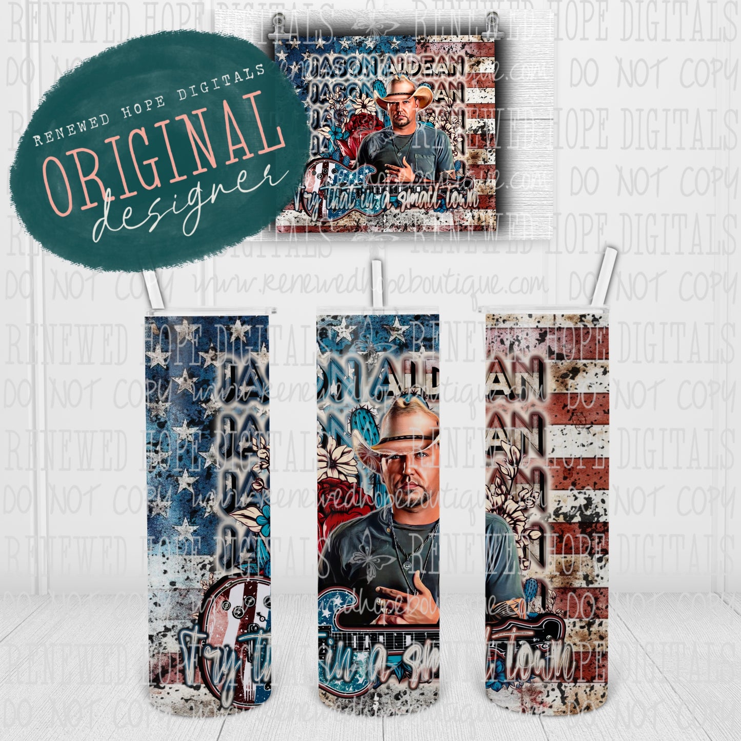 🎤JA-TUMBLER WRAP TRY THAT IN A SMALL TOWN 🎸