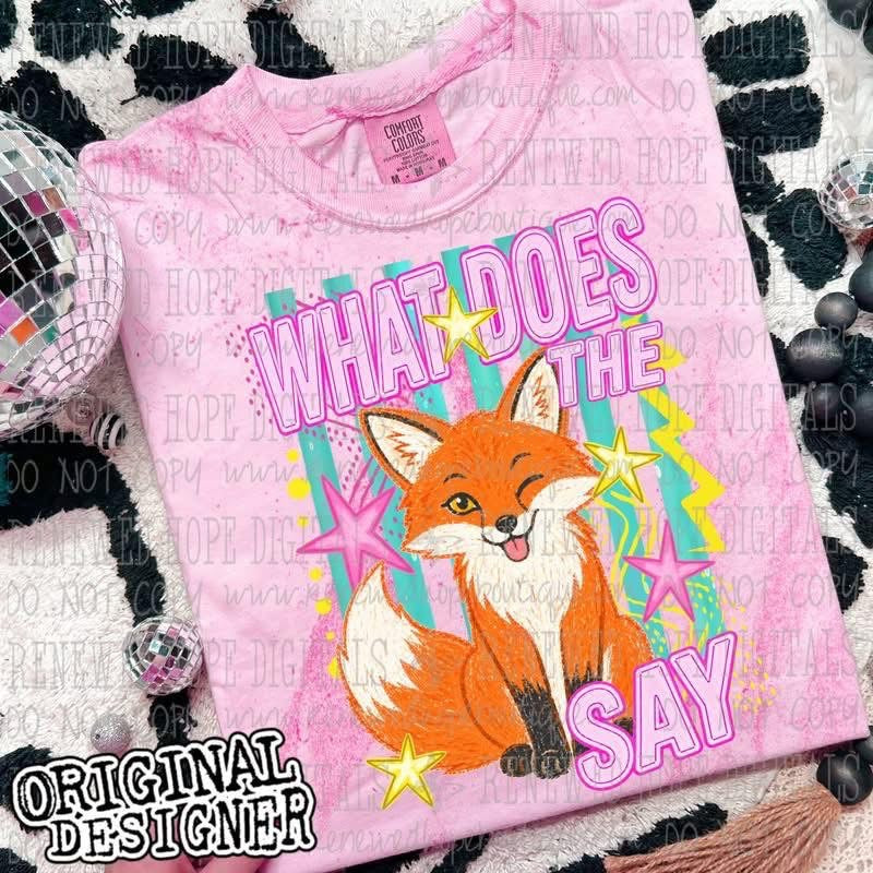 🦊 WHAT DOES THE FOX SAY 🦊