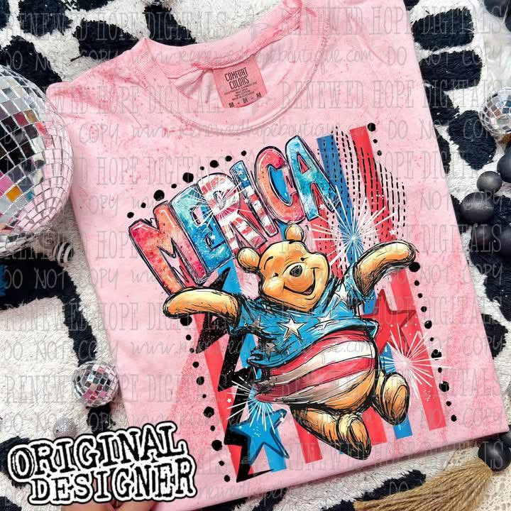❤️🤍💙MERICA POOH💙🤍❤️