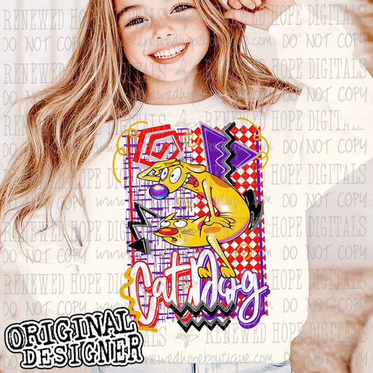 🔴🟪 RETRO CATDOG 🟪🔴