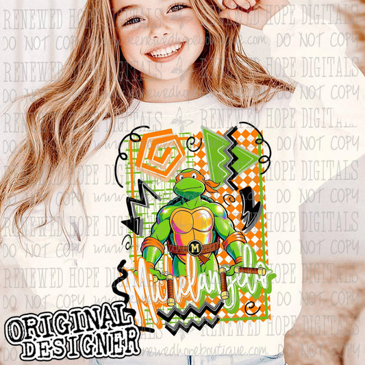 🟢🔶 RETRO MICHELANGELO 🔶🟢