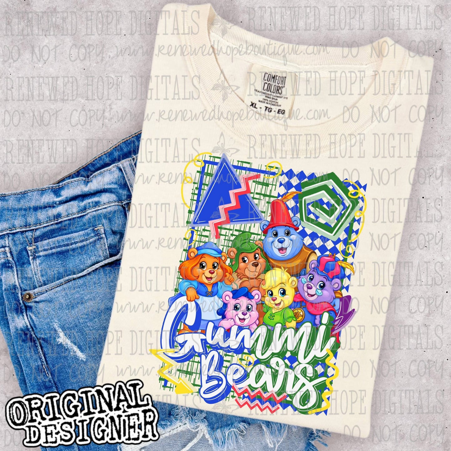 💚🔵 RETRO GUMMI BEARS 🔵💚