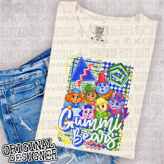 💚🔵 RETRO GUMMI BEARS 🔵💚