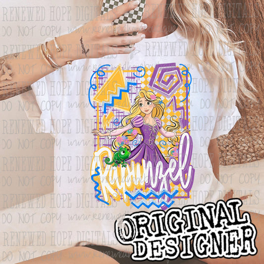 👑🔻🔸 RAPUNZEL RETRO 👑🔻🔸