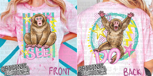 🙉🐒⭐️🩷 MONKEY SEE MONKEY DOO 🩷⭐️🐒🙉