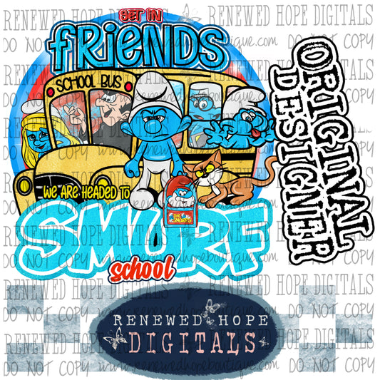 🩵GET IN FRIENDS WE ARE HEADED TO SMURF SCHOOL ✏️