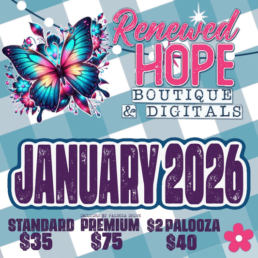 JAN 2026 MONTHLY DRIVE DESIGN DRIVE/STANDARD/PREMIUM/ $2 PALOOZA DRIVE