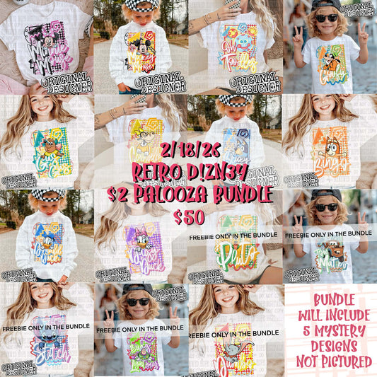 🔻🔸⚪️🔹 RETRO D!ZN3Y CHARACTER BUNDLE | INCLUDES 10 BUNDLE EXCLUSIVE PNGS 🔻🔸⚪️🔹