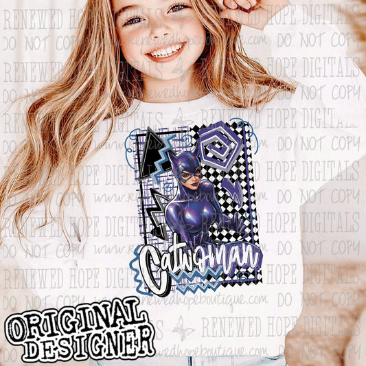 🟪🟢🔶 RETRO CATWOMAN 🟪🟢🔶