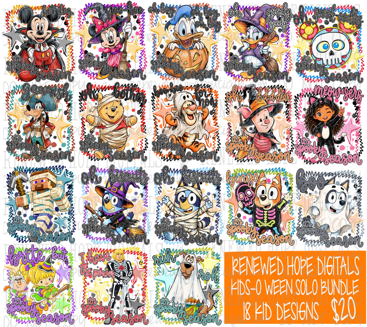 🎃 KIDS-O-WEEN MINI SOLO BUNDLE 🎃