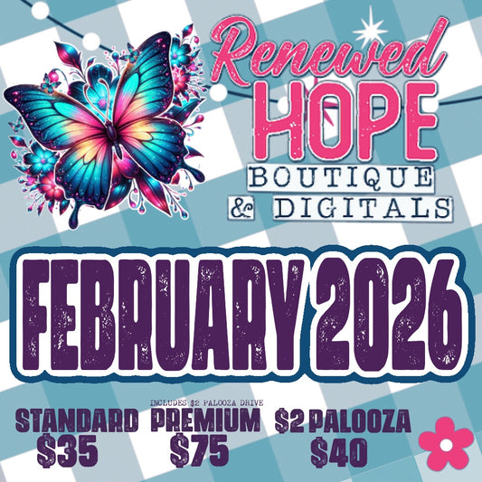 FEB 2026 MONTHLY DRIVE DESIGN DRIVE/STANDARD/PREMIUM/ $2 PALOOZA DRIVE