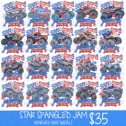 ❤️🤍💙🏁STAR SPANGLED JAM SOLO BUNDLE🏁💙🤍❤️