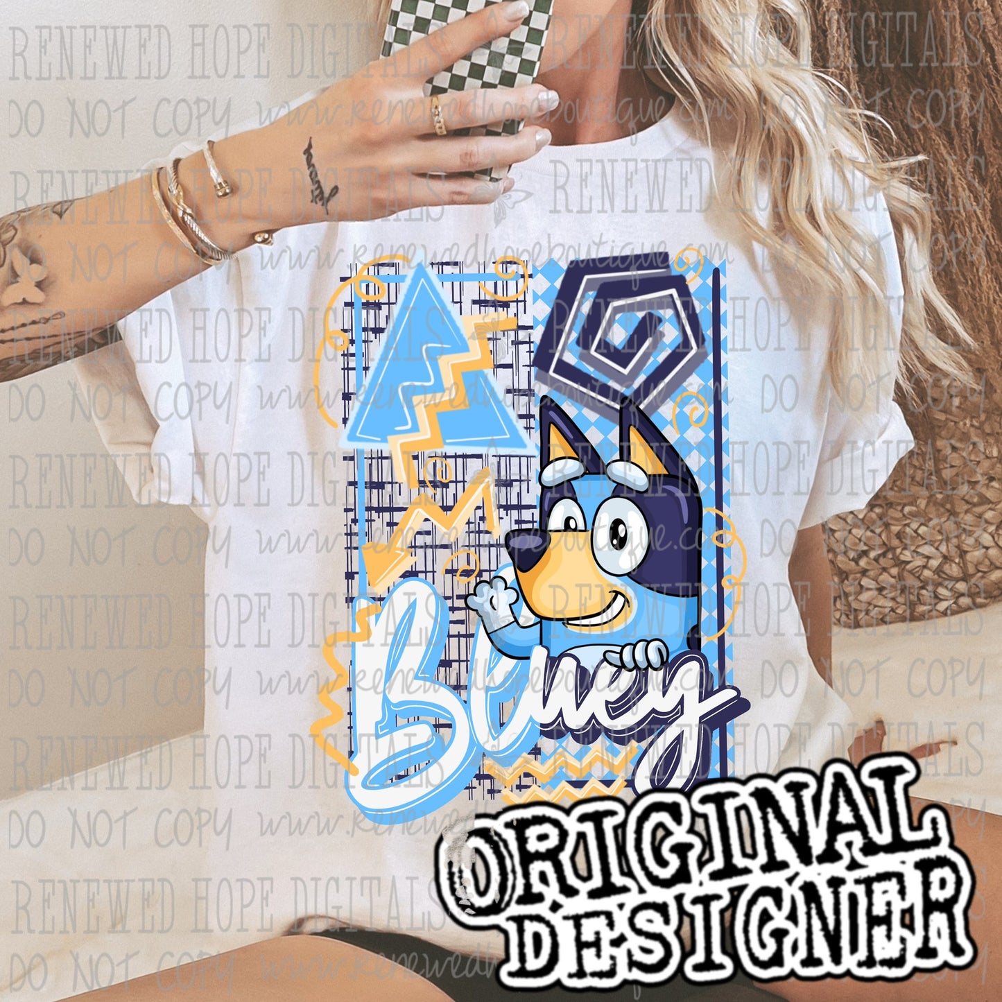 🔻🔸⚪️🔹 BLUEY RETRO 🔻🔸⚪️🔹