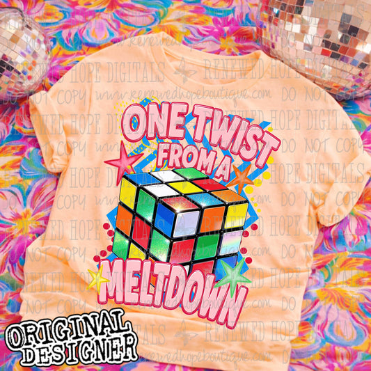 🟪🟢ONE TWIST FROM A MELTDOWN🟣🟩