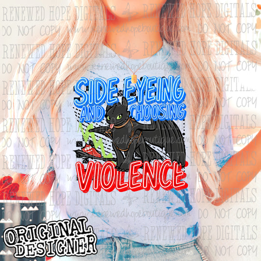 🔷SIDE EYING AND CHOOSING VIOLENCE🔷