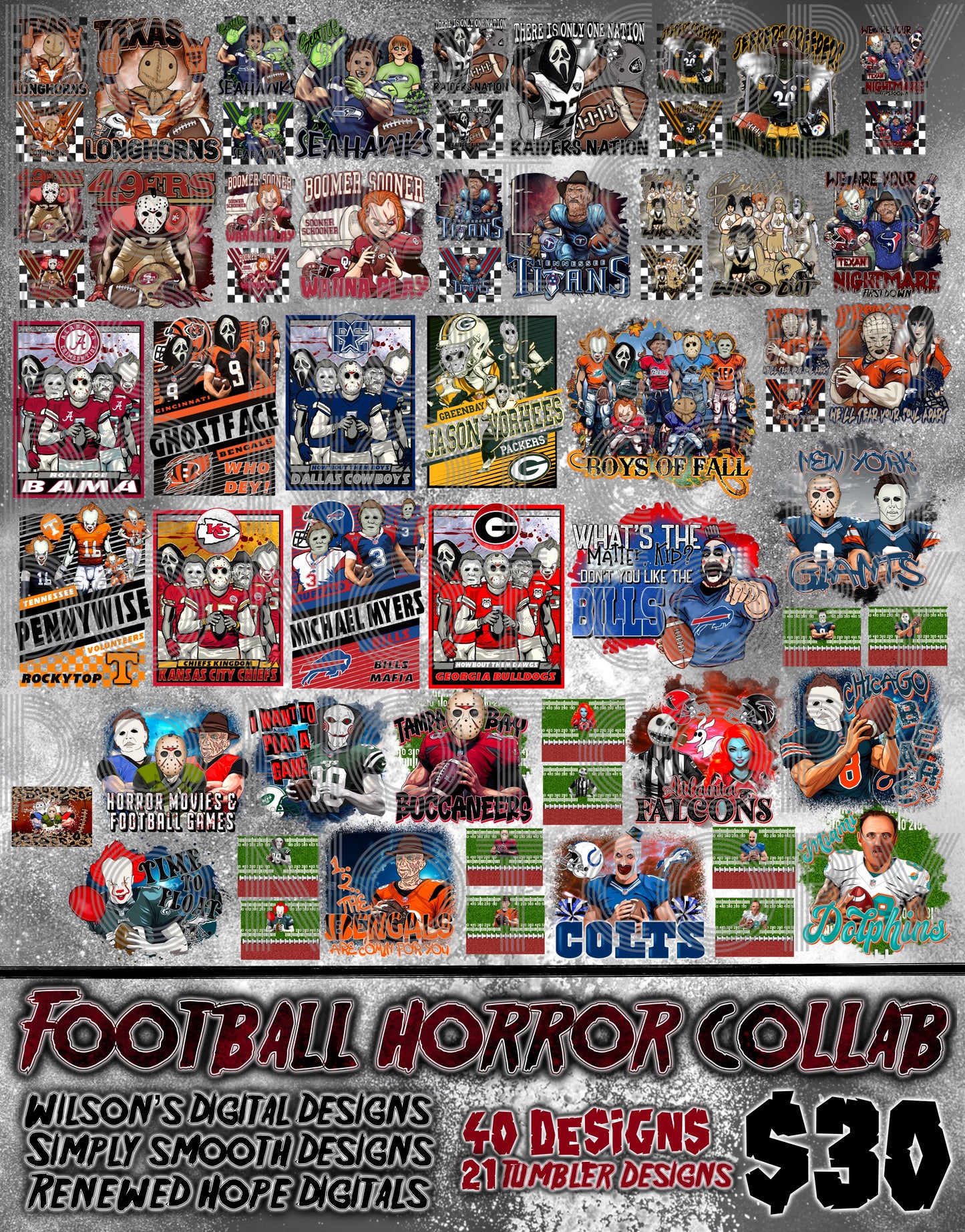 🏈Football Horror Collab PART 1🏈