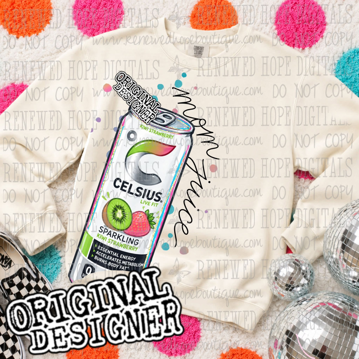 🥤🩷DELULU DRINKY DRINK MOM JUICE KIWI STRAWBERRY ENERGY DRINK🥤🩷