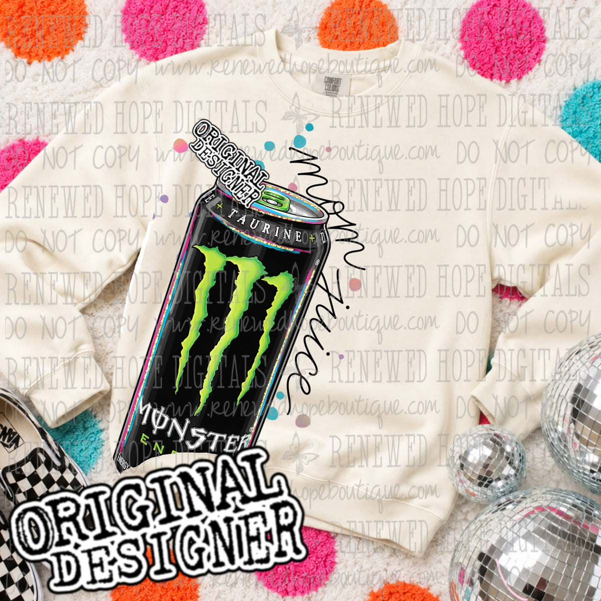 🥤🩷DELULU DRINKY DRINK MOM MON ENERGY DRINK🥤🩷