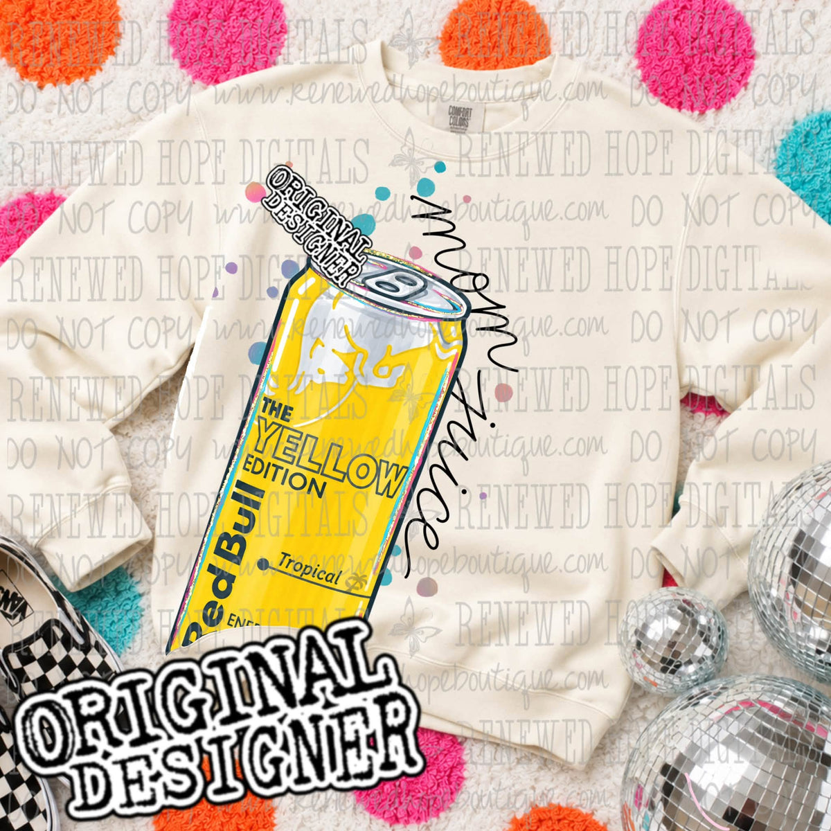 🥤🩷DELULU DRINKY DRINK MOM JUICE RB YELLOW EDITION ENERGY DRINK🥤🩷