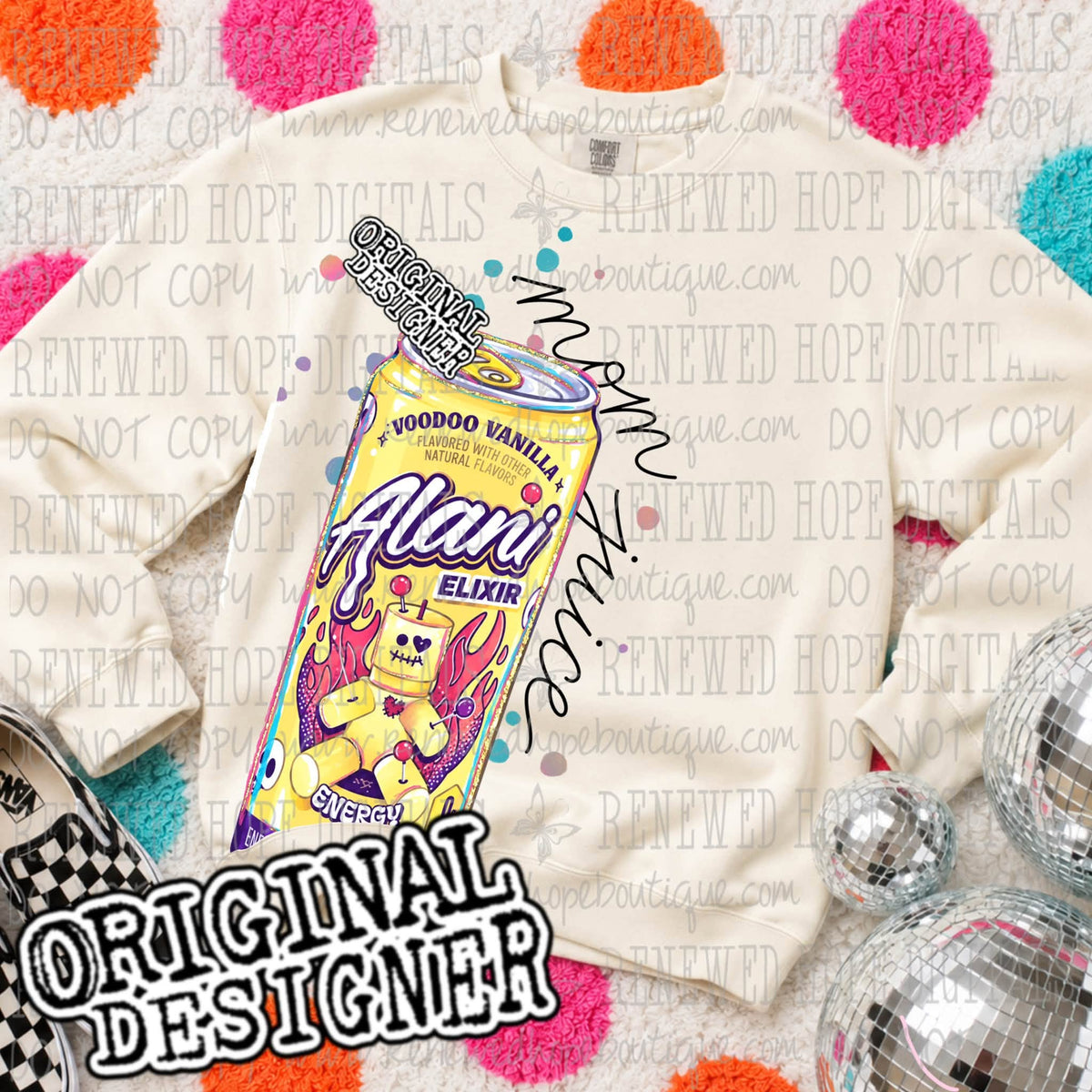 🥤🩷DELULU DRINKY DRINK MOM JUICE VOO VANILLA ENERGY DRINK 🥤🩷